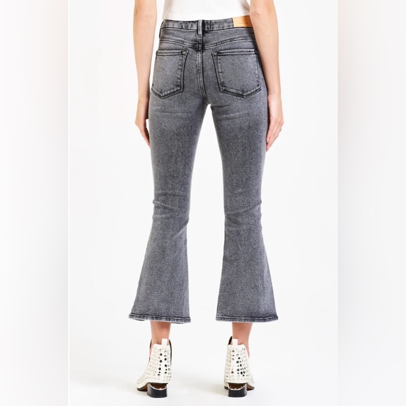 Dear John Denim Jeanne Super High Rise Cropped Flare Jeans Stanford - Picture 7 of 7